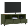 Móvel de TV 100.5x39x43.5 cm aço verde-azeitona 5