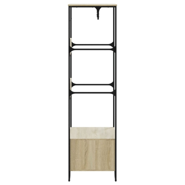 Roupeiro 90x50x180 cm derivados de madeira carvalho sonoma M 5