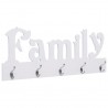 Perchero de pared FAMILY 74x29.5 cm 1