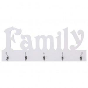 Perchero de pared FAMILY 74x29.5 cm H