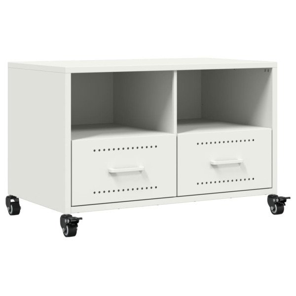 Mueble para TV acero laminado en frío blanco 68x39x43.5 cm M 2