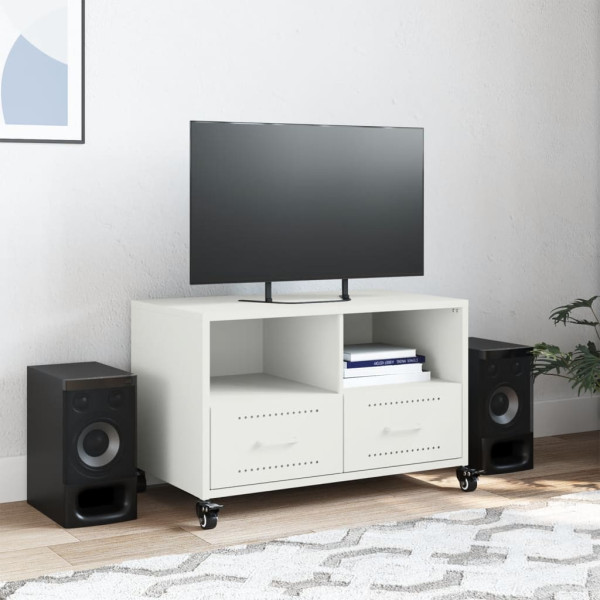 Móvel de TV 68x39x43.5 cm aço branco M 3
