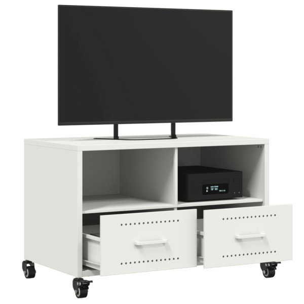 Mueble para TV acero laminado en frío blanco 68x39x43.5 cm M 5