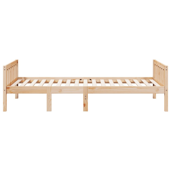Cama de criança sem colchão 90x190 cm madeira de pinho maciça M 5