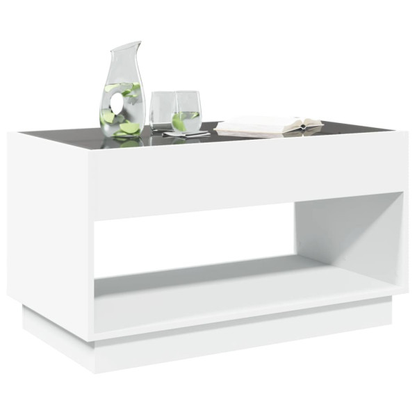 Mesa de centro con Infinity LED blanco 90x50x50 cm M 4