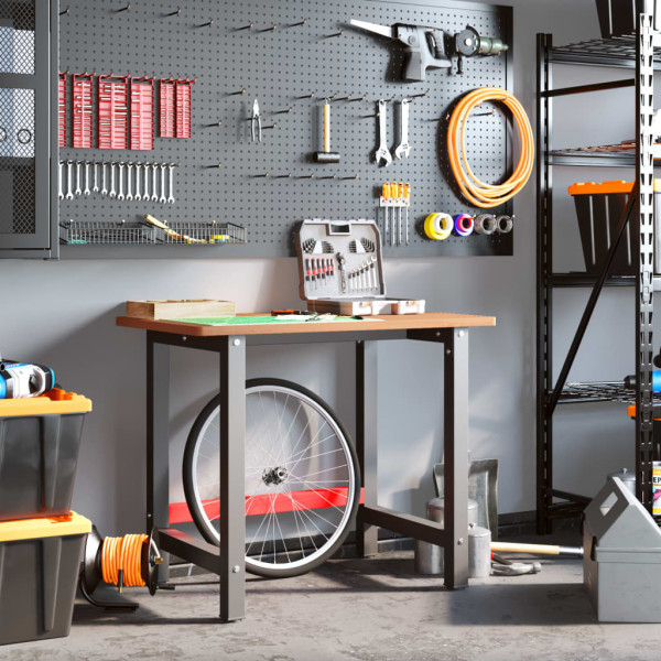 Bancada retangular 100x60x81.5 cm madeira de faia maciça M 3