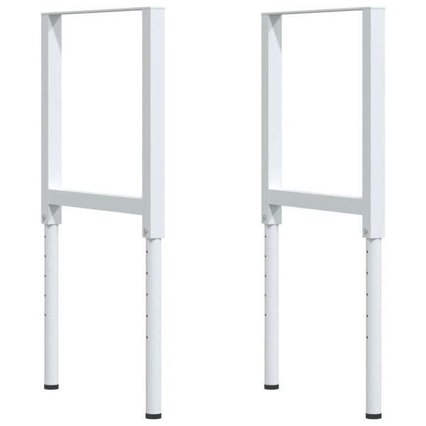 Banco de trabajo rectangular madera maciza 100x60x(71.5-98) cm M 5