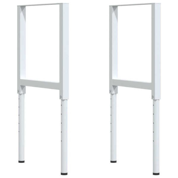 Bancada retangular 100x60x(73-99.5) cm madeira de faia maciça M 5