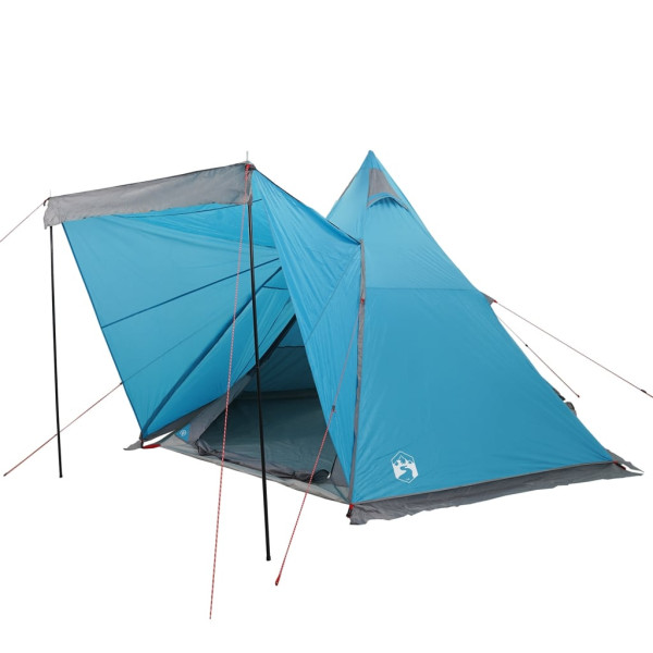 Tenda familiar tipi para 6 pessoas impermeável azul M 3