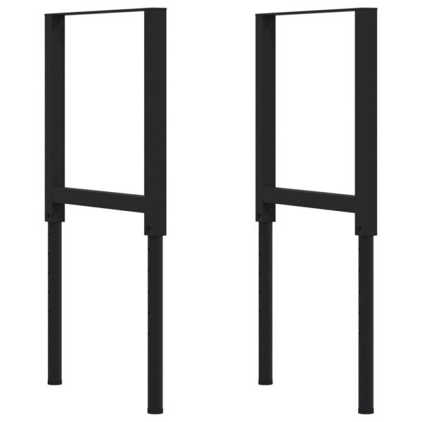 Bancada retangular 100x60x(71.5-98) cm madeira de faia maciça M 5