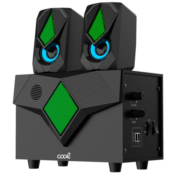 Equipamentos de áudio para PC COOL Jogo LED USB 15W M 2