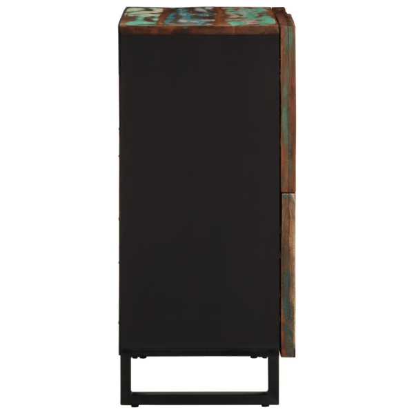 Aparador de madera maciza acacia 60x34x75 cm M 4