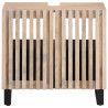 Armario de lavabo para baño madera maciza de mango 62x34x58 cm 3