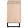 Armario de lavabo para baño madera maciza de mango 62x34x58 cm 4