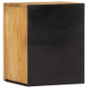 Armario de lavabo para baño madera maciza de mango 38x34x48 cm 5