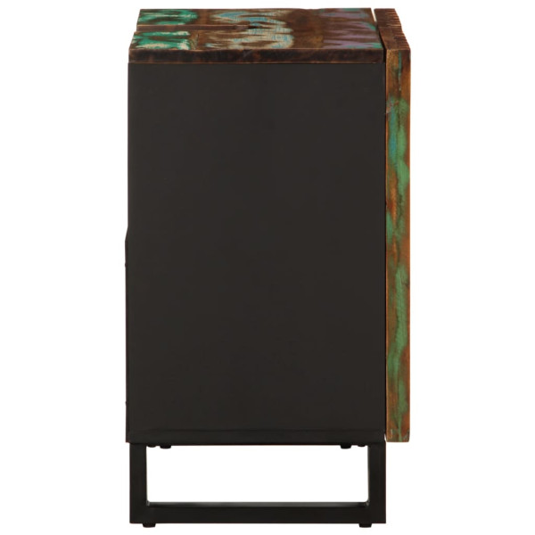 Armario de lavabo para baño madera maciza de acacia 62x34x58 cm M 4