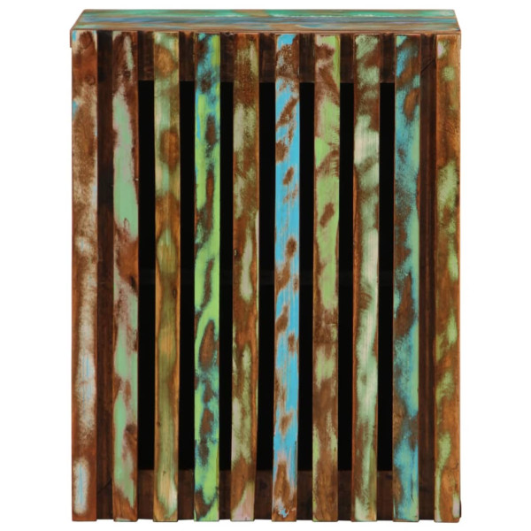 Armario de baño de pared madera maciza de acacia 38x34x48 cm M 3