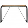 Mesa de comedor de madera maciza reciclada 118x60x76 cm 2