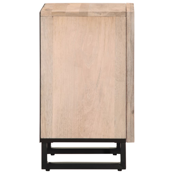 Mueble de baño madera maciza de mango 38x34x58 cm M 3