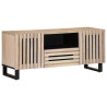 Mueble de TV madera maciza de mango 100x34x46 cm 1