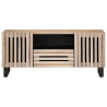 Mueble de TV madera maciza de mango 100x34x46 cm 2