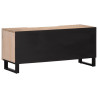 Mueble de TV madera maciza de mango 100x34x46 cm 4