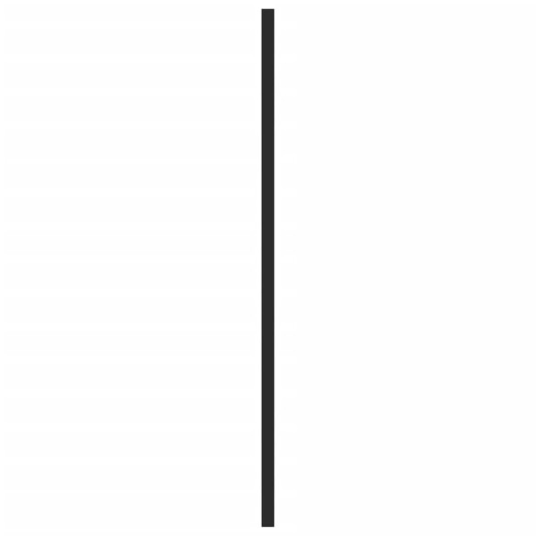 Puxadores para móveis 20 pcs 480 mm aço inoxidável preto M 5