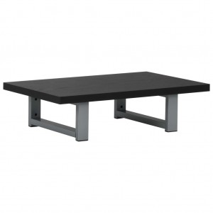 Mueble de cuarto de baño negro 60x40x16.3 cm H