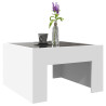 Mesa de centro luzes LED Infinity 50x50x30 cm branco 5