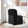 Sillón reclinable de terciopelo negro 1