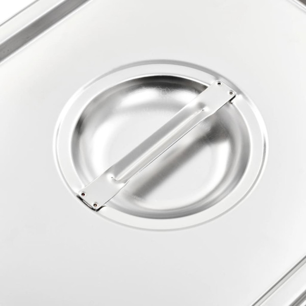 Tampas para recipientes comida GN 1/2 2 pcs aço inoxidável M 5