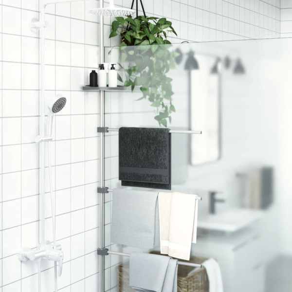 Toallero de aluminio 47x280 cm D