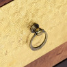 Aparador de madera maciza de sheesham 40x30x110 cm 5