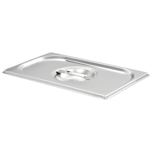 Tampas para recipientes comida GN 1/4 4 pcs aço inoxidável M 2