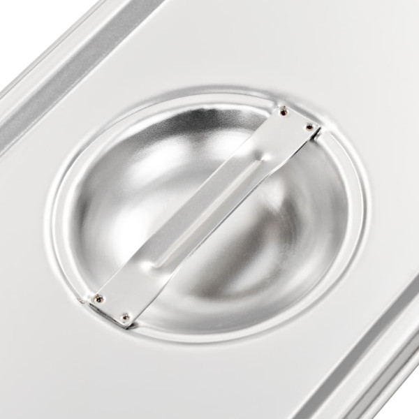 Tampas para recipientes comida GN 1/4 4 pcs aço inoxidável M 5