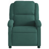 Sillón reclinable de terciopelo verde oscuro 3