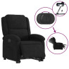 Sillón eléctrico reclinable elevable de terciopelo negro 5