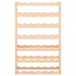 Garrafeira para 42 garrafas madeira de pinho H