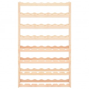 Botellero para 56 botellas de madera de pino H