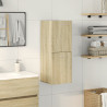 Armario de baño madera contrachapada roble Sonoma 30x30x80 cm 3