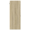 Armario de baño madera contrachapada roble Sonoma 30x30x80 cm 5