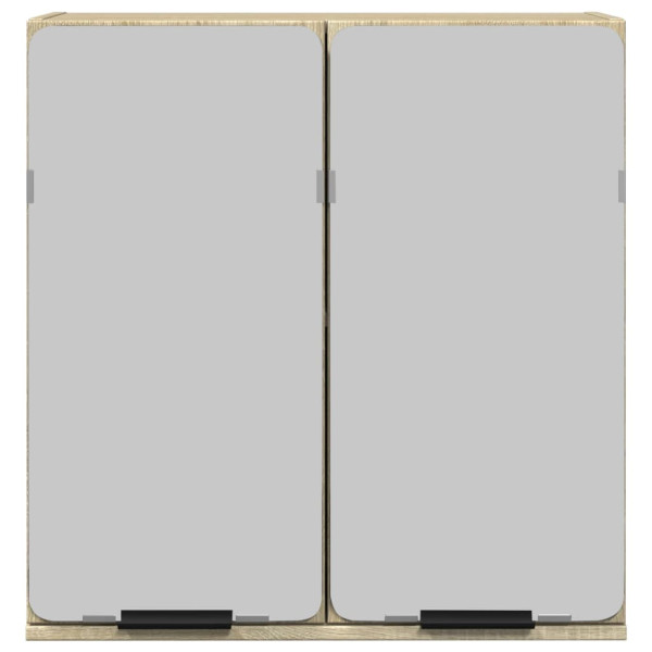 Mueble espejo de baño madera roble Sonoma 64.5x20x66.5 cm M 3