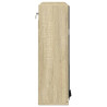 Mueble espejo de baño madera roble Sonoma 64.5x20x66.5 cm 5