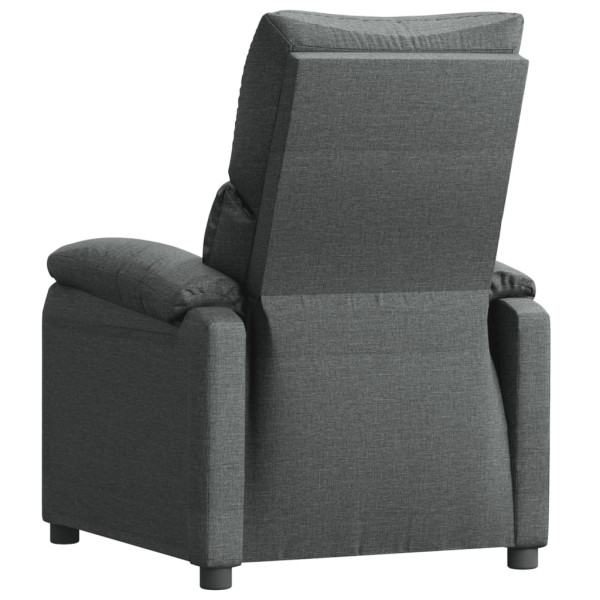 Sillón reclinable de tela gris oscuro M 5