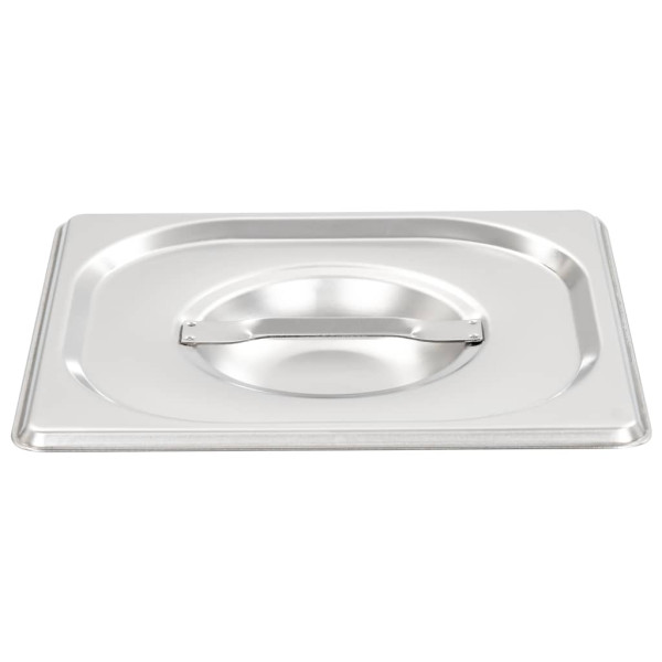 Tampas para recipientes comida GN 1/6 8 pcs aço inoxidável M 3