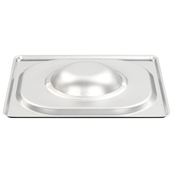 Tampas para recipientes comida GN 1/6 8 pcs aço inoxidável M 4