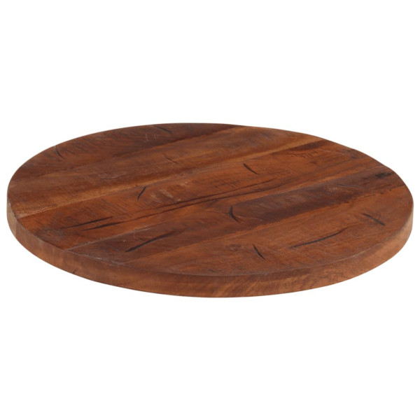 Tablero de mesa redondo madera maciza reciclada Ø 50x3.8 cm M 2