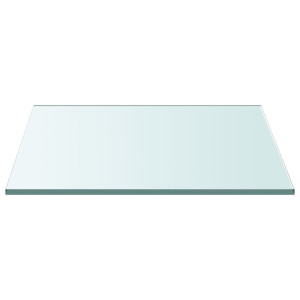 Superficie de mesa vidrio templado transparente 30x30 cm H