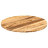 Tablero de mesa redondo madera maciza mango rugosa Ø 80x1.5 cm 2