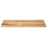 Tablero de mesa rectangular madera maciza mango 110x70x3.8 cm 3